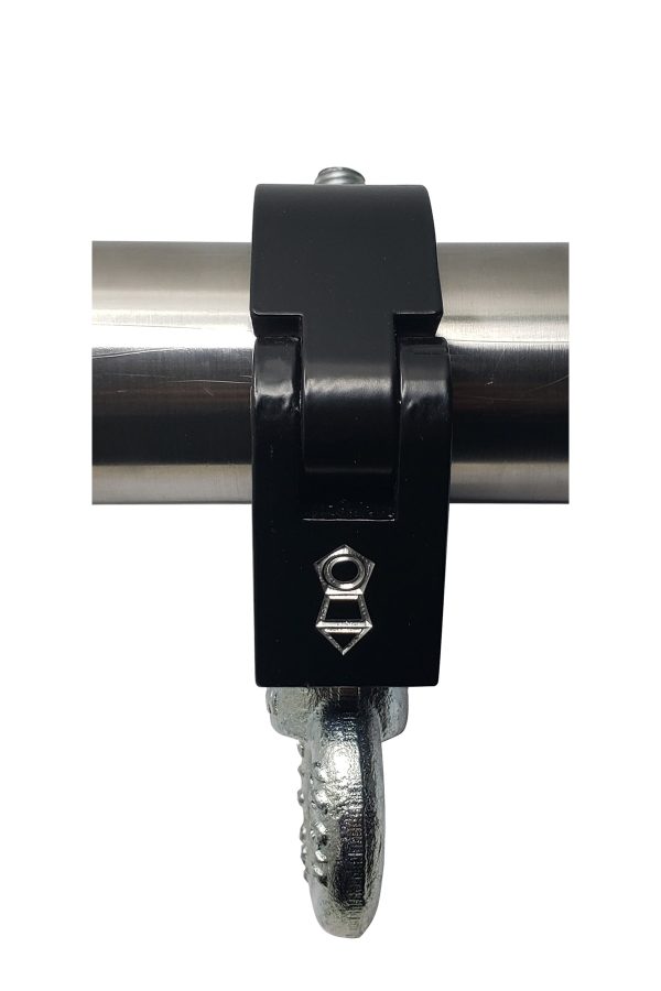 50 mm Çap Boru Kelepçesi 30 mm Kalınlık - Siyah
