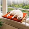 Vantuzlu Ahşap Kedi Yatağı - Kiremit
